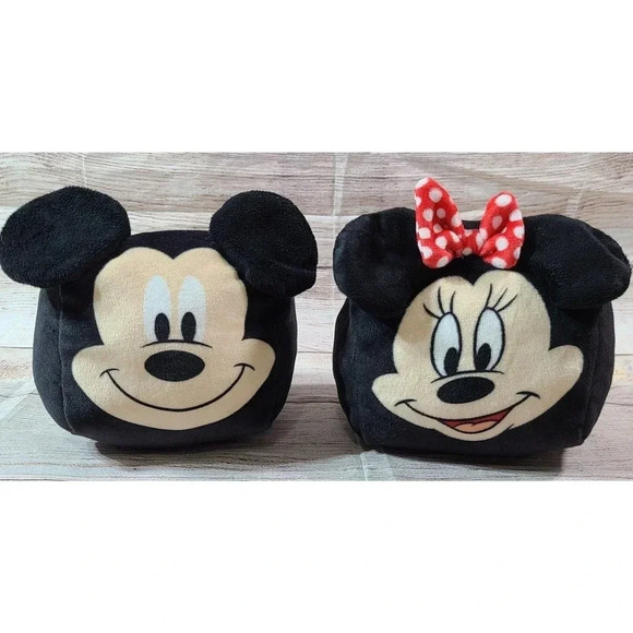 Disney Plush Mickey Minnie and Mouse Stuffed Animals Cubd Soft 5" 2017 - Picture 1 of 5